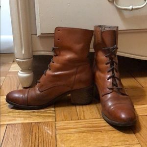 Cognac Frye boots
